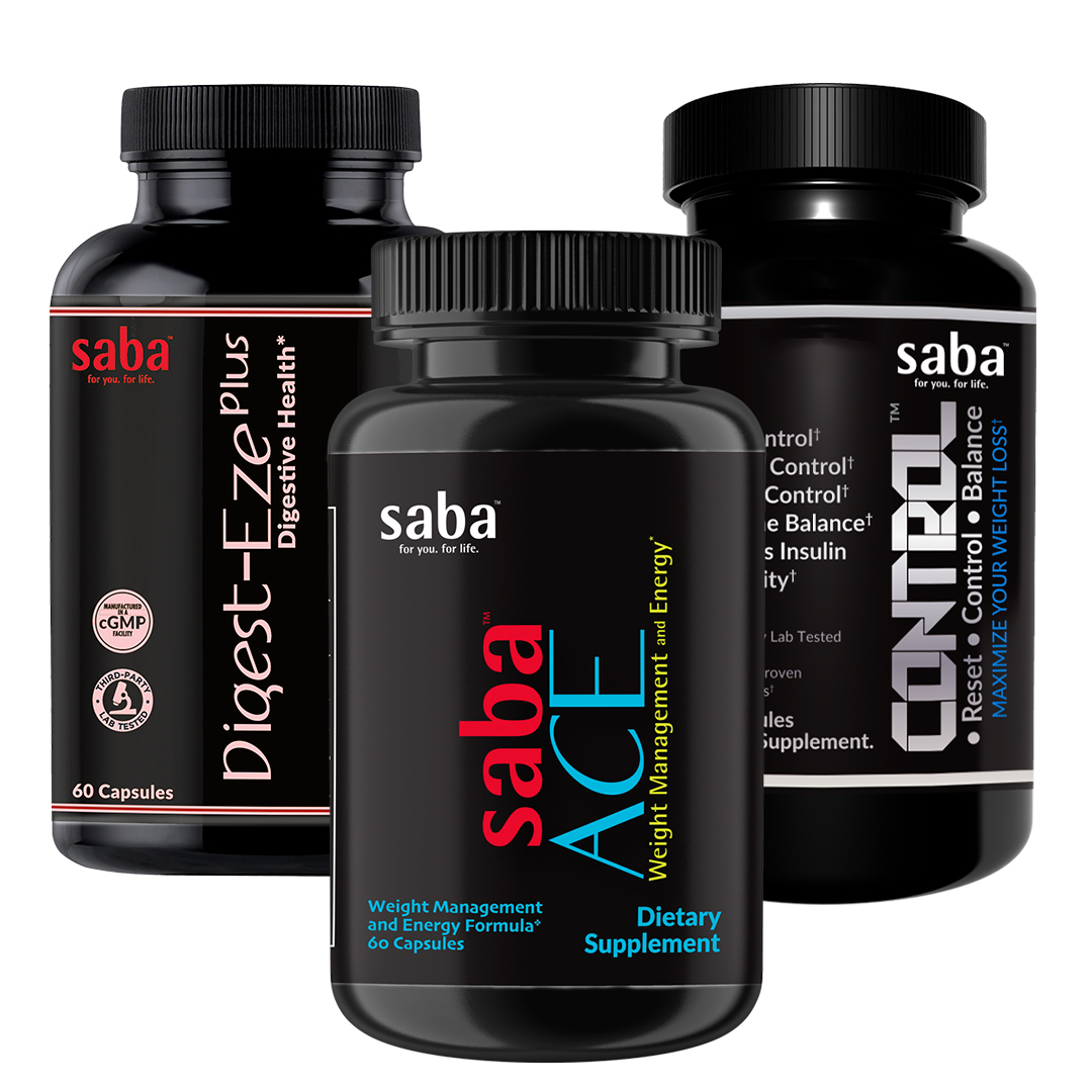 Saba ACE + Control + Digest-Eze | Best Energy Booster & Insulin ...